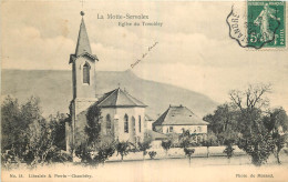 73 - LA MOTTE-SERVOLEX - EGLISE DU TREMBLEY - CONVOYEUR CHAMBERY - Librairie A. Perrin - Photo De Morand - N° 18 - La Motte Servolex
