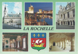 CPM  France Nouvelle Aquitaine 17 Charente Maritime    La Rochelle Vue Multiple 5 Vues Avec Blason - La Rochelle