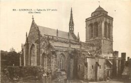 29 - LOCRONAN - EGLISE DU XVe SIECLE - COTE OUEST - Le Doaré Phot. - 202 - Locronan