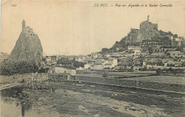 43 - LE PUY - VUE SUR AIGUILHE ET LE ROCHER CORNEILLE - 110 - Le Puy En Velay