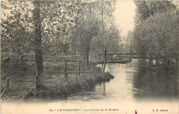 76 - LE TREPORT - LES BORDS DE LA BRESLE -  A.B. Déposé - 54 - Le Treport