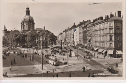 SWEDEN - Stockholm Odenplan - RPPC With Tram Etc - Used With Message - Zweden