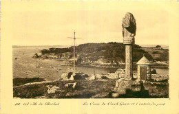 22 - ILE DE BREHAT - LA CROIX DE CRECH-GUEN ET L'ENTREE DU PORT - LL  - 113 - Ile De Bréhat