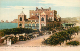 64 - HENDAYE - CASINO DE LA PLAGE - A GAUCHE LES ROCHERS "DEUX JUMEAUX" - Phototypie Marcel Delboy - 158 - Hendaye