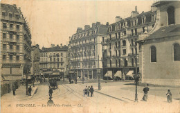 38 - GRENOBLE - LA RUE FELIX POULAT - L.L. - 16 - Grenoble