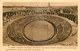 30 - NIMES - INTERIEUR DES ARENES - CONSTRUITES SOUS ADRIEN - LL - 13 - Nîmes