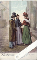 75 Paris, Petits Métiers Pittoresque Couleurs, Kunzli Avant 1904, Le Suiveur, Pleine Page,  D3809 - Straßenhandel Und Kleingewerbe