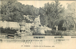 30 - NIMES - JARDIN DE LA FONTAINE  - AR - 17 - Nîmes