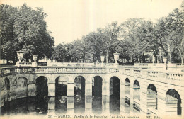 30 - NIMES - JARDIN DE LA FONTAINE - LES BAINS ROMAINS - ND Phot. - 231 - Nîmes