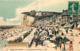 80 - MERS LES BAINS - LA PROMENADE ET LA PLAGE - LL - 67 - Mers Les Bains