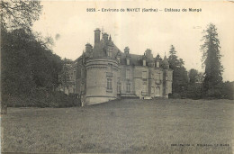 72 - ENVIRONS DE MAYET - CHATEAU DE MANGE - Imp. Photo A Dolbeau Le Mans - 3028 - Mayet