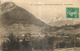 74 - LAC D'ANNECY - MENTHON ST BERNARD - VUE GENERALE - A. Gardet Annecy - 112 - Autres & Non Classés