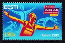 2021. Estonia. European U-23 And U-20 Athletics Championships, Tallinn. MNH. Mi. Nr. 1017 - Estonie