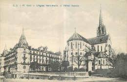 64 - PAU - L'EGLISE SAINT MARTIN ET L'HOTEL GASSION - C.C. - 17 - Pau