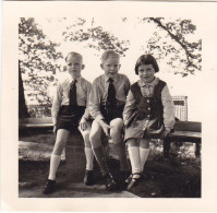 Altes Foto Vintage. Kinder .um 1950.. (  B11  ) - Anonyme Personen