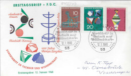 Postzegels > Europa > Duitsland > West-Duitsland > 1960-1969 > Brief Met 545-547 (17230) - Lettres & Documents
