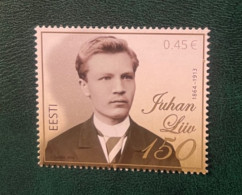 Estonia 2014 - The 150th Anniversary Of The Birth Of Juhan Liiv, 1864-1913. - Estland