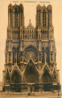 51 - REIMS - LA CATHEDRALE - FACADE OUEST - Cl. Rothier E. Chauvillon édit. Reims - 1 - Reims