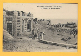 CPA PORNIC - Coin De Plage Et Estacade De La Noëveillard, - 1924 - Pornic