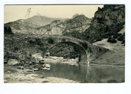 BUJARUELO - Puente Romanico Sobre El Rio Ara - Huesca