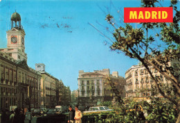 ESPAGNE - Madrid - Puerta Del Sol - Vue Générale - Animé - Voitures - Carte Postale - Madrid