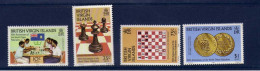 Iles Vierges Britanniques - 1984 -World Chess Federation -  Neufs** - MNH - Iles Vièrges Britanniques