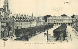 54 - NANCY - PLACE DE LA CARRIERE - PALAIS DU GOUVERNEMENT -  ROYER - Nancy