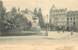 54 - NANCY - STATUE & PLACE THIERS  - BERGERET - Nancy