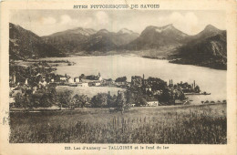 74 - TALLOIRES ET LE FOND DU LAC - Talloires