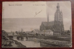 Cpa Souvenir D'Aerschot ; Le Demer Et L'église - Aarschot