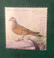 Estonia 2017- Bird Of The Year - European Turtle Dove. - Estonia