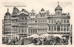 BELGIQUE - Bruxelles - Maisons Des Corporations - Animé - Carte Postale Ancienne - Autres & Non Classés