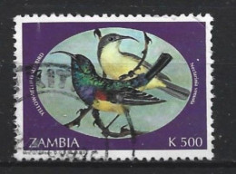 Zambia 1990 Bird Overprint Y.T. 491 (0) - Zambia (1965-...)