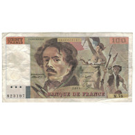 France, 100 Francs, Delacroix, 1984, M.78, B, Fayette:69.08a, KM:154b - 100 F 1978-1995 ''Delacroix''