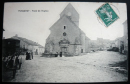 70 - Haute Saône - Purgerot - Place De L'église - A Voir - Vue Pas Courante ! - Otros & Sin Clasificación