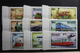 Mongolei 1234-1242 Postfrisch Eisenbahn #RY095 - Mongolie