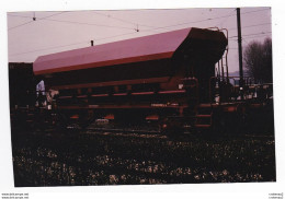 PHOTO Originale TRAINS Wagon Trémie SNCF En 1979 - Trains