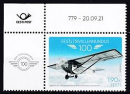 2021. Estonia. Centenary Of Civil Aviation In Estonia. MNH. Mi. Nr. 1023 - Estonie