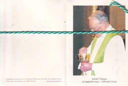 Priester Achiel Viskens, Heist-op-den-Berg 1931, O.L.V. Waver 2022. Mechelen,Grimbergen,Westmeerbeek. Foto - Obituary Notices
