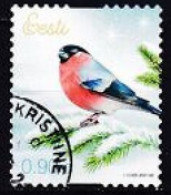 2021. Estonia. Eurasian Bullfinch (Pyrrhula Pyrrhula). Used. Mi. Nr. 1024 - Estonia