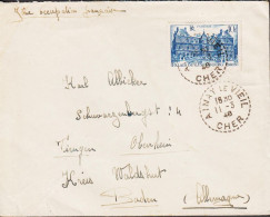 1948. REP. FRANCAISE. 10 F Palais Du Luxembourg, Paris Single On Fine Cover To Baden, Zone Oc... (Michel 758) - JF545765 - Cartas & Documentos