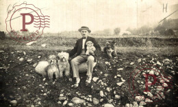 FRANCIA. FRANCE. RPPC. PERROS DOGS, CHIEN - Otros & Sin Clasificación