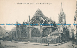 R012674 Saint Severin. De La Rue Saint Jacques. B. Hopkins - Welt