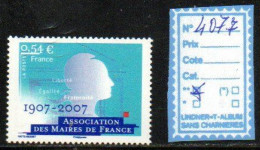 FRANCE LUXE** N° 4077 - Maires De France - Unused Stamps