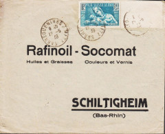 1939. REP. FRANCAISE. Health Organisation 90 C + 30 C With Full Margin On Cover To SCHILTIGHE... (Michel 437) - JF545778 - Unused Stamps