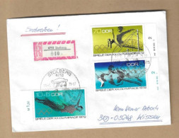 Los Vom 07.05 -  Einschreib-Briefumschlag Aus Stolberg 1975 Mit Teil-HAN - Storia Postale