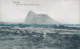 R012697 Gibraltar. Rock From Queen Of Spain Chair. V. B. Cumbo. B. Hopkins - Welt