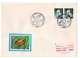 Spanien1989 Brief Mit  Sonderstempel - Gitarrenkopf - - Music