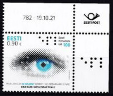 2021. Estonia. Centenary Of Estonian Federation Of The Blind. MNH. Mi. Nr. 1026 - Estonia