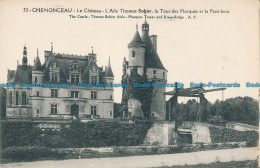 R013090 Chenonceau. The Castle. Thomas Bohier Aisle. Marques Tower And Draw Brid - Welt